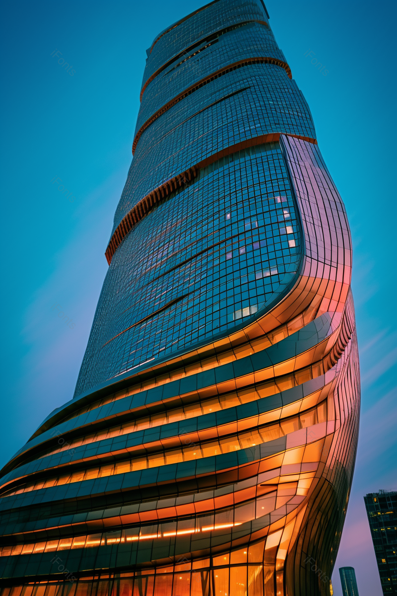 城市高楼弯曲艺术建筑商务楼高清摄影实拍图,高清,摄影图,摄影图片,图片大全,摄影图免费下载